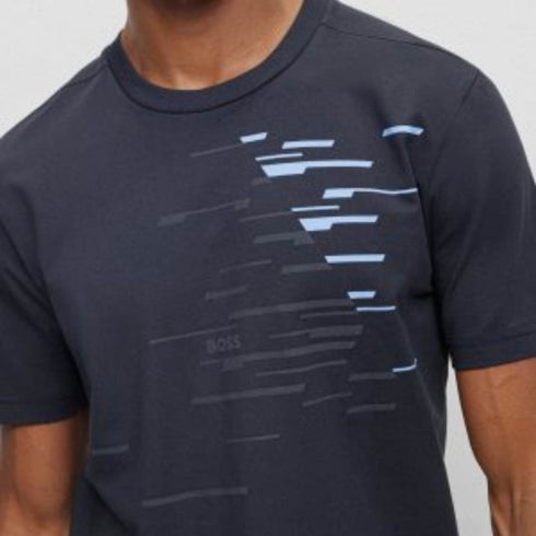 CAMISETA AZUL TEE 7 BOSS